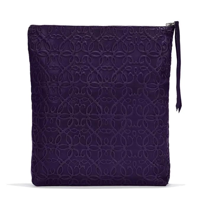Accessories Women Alex And Ani Gabriel Leather Fold Over Clutch Purple