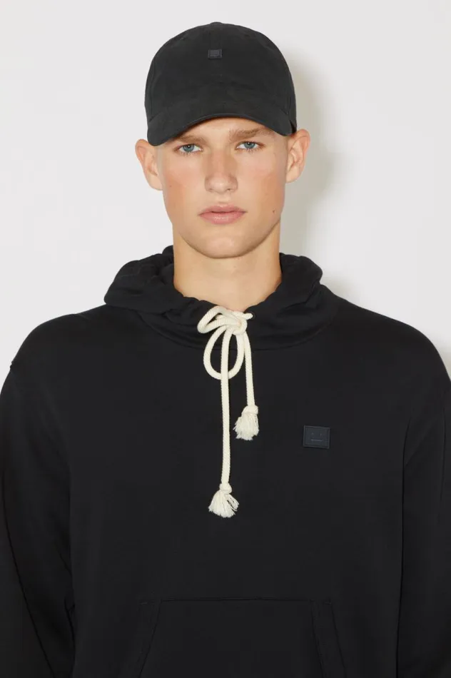 Acne Studios Hooded Sweatshirt 8211 Regular Fit Black Women Sweatshirts