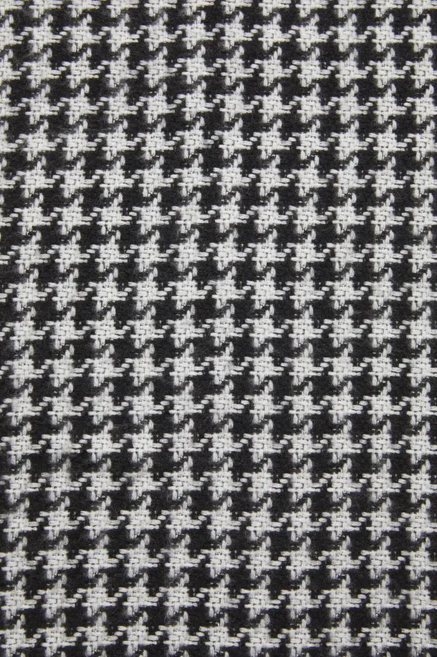 Acne Studios Houndstooth Scarf Blackwhite Men Scarves