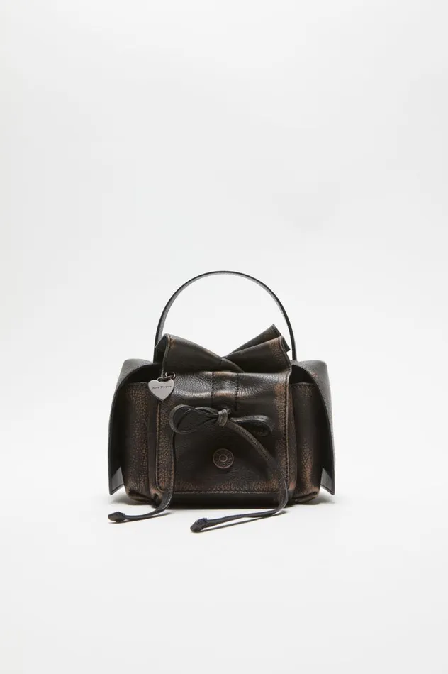 Acne Studios Multipocket Mini Bag Dark Brownbeige Women Bags