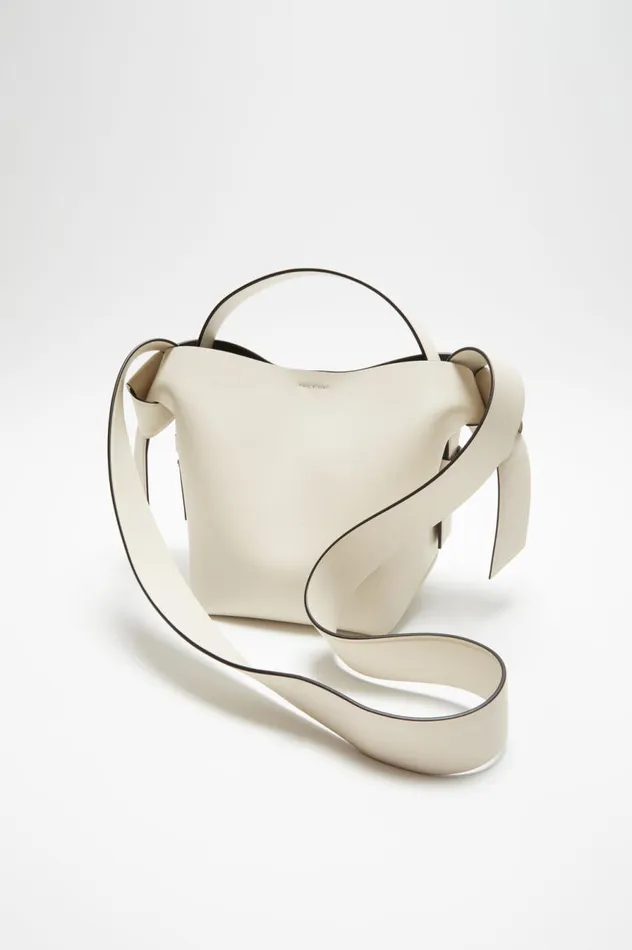 Acne Studios Musubi Mini Shoulder Bag Whiteblack Men Bags