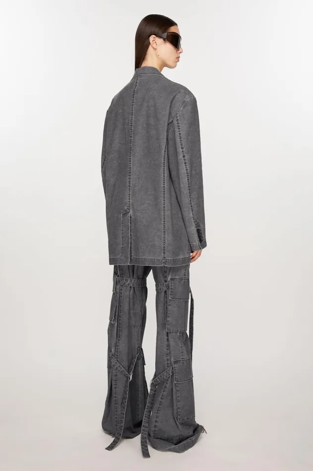 Acne Studios Relaxed Fit Suit Jacket Black Women Suit Jackets