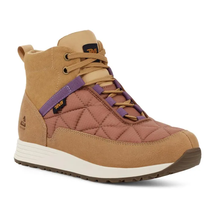Active Women Orvis Teva ReEmber Commute Waterproof Boots Curry Carob Brown