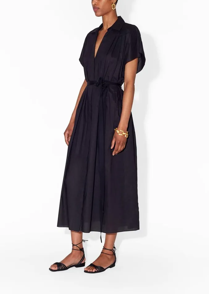 Adam Lippes Dresses and Jumpsuits Shirt Dress In Cotton Voile Black 8211 Women Adam Lippes Dresses and Jumpsuits Shirt Dress In Cotton Voile Black 8211 Women