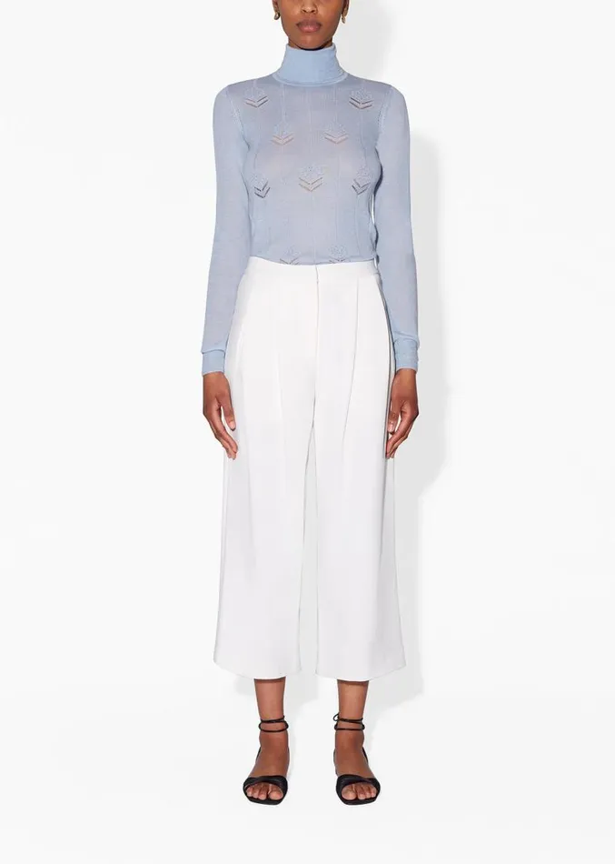 Adam Lippes Sweaters Turtleneck In Lightweight Cashmere Light Blue 8211 Women Adam Lippes Sweaters Turtleneck In Lightweight Cashmere Light Blue 8211 Women
