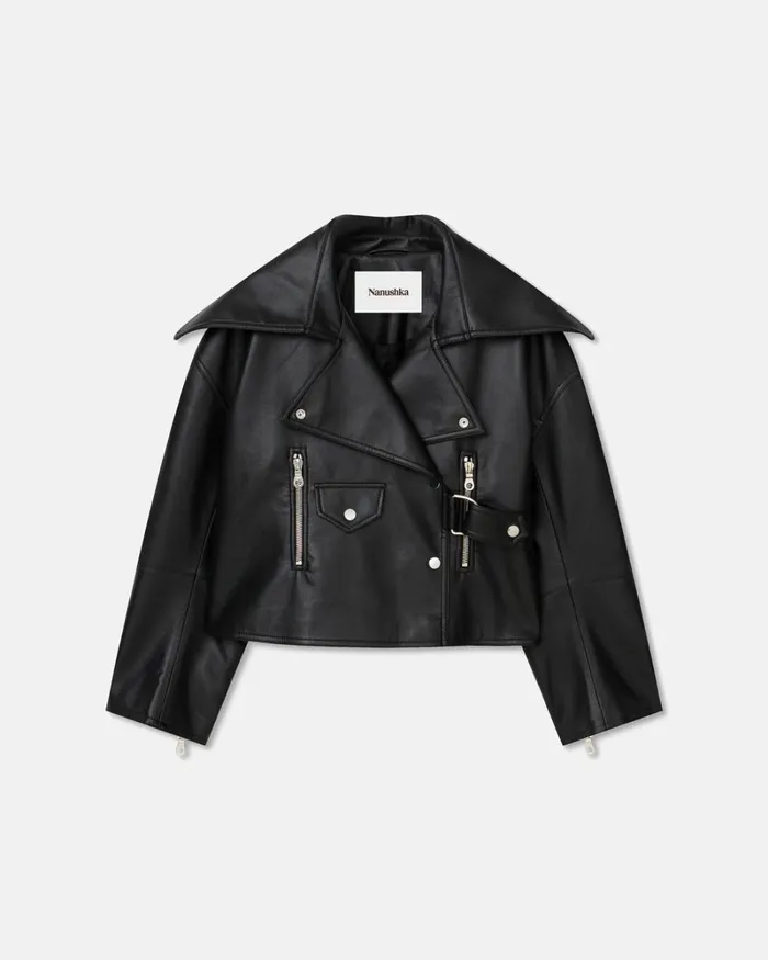 Ado Black Women Nanushka Jackets and Blazers