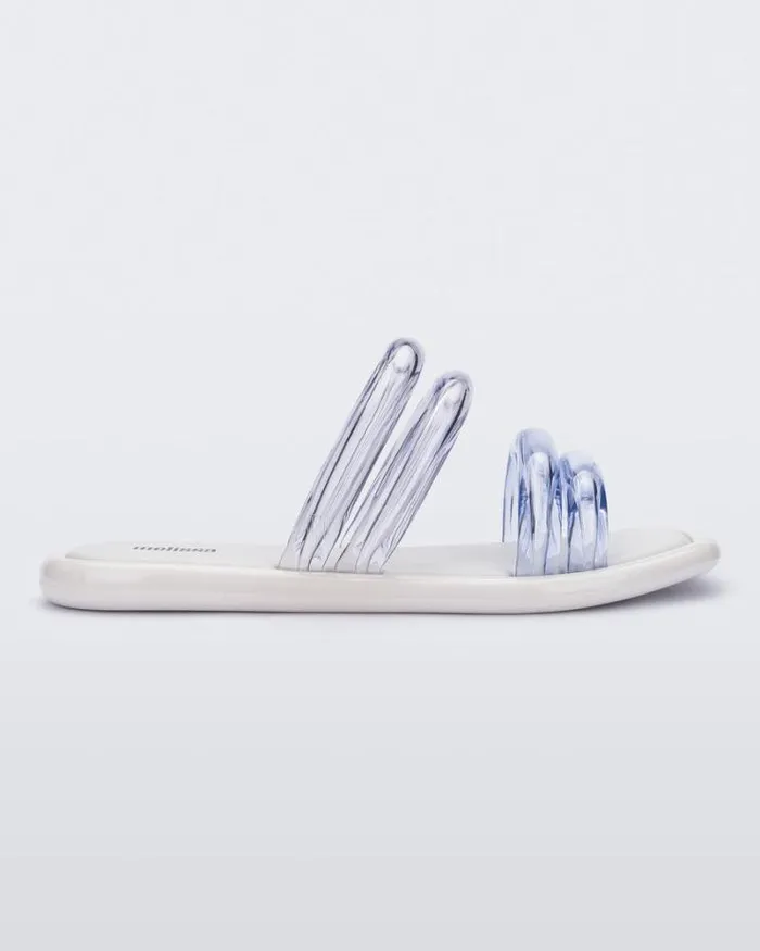 Airbubble Slide Whiteclear Women Melissa Slides