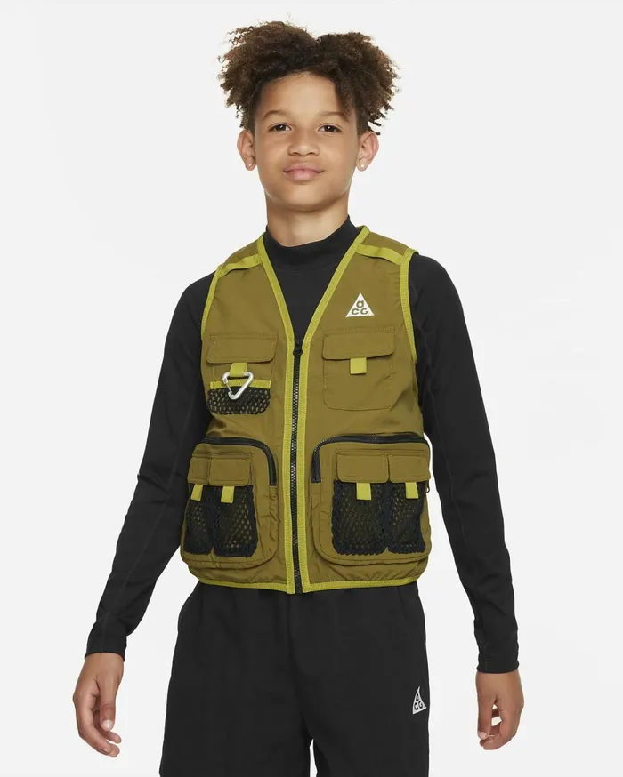 All Clothing Kids Nike ACG Olive Flakmossindigo Hazeaction Grape