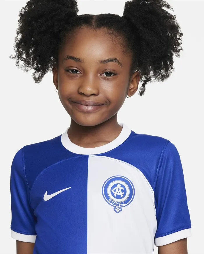 All Clothing Kids Nike Atltico Madrid 202324 Stadium Away Old Royalwhite