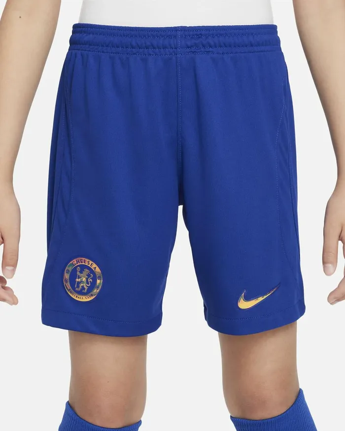 All Clothing Kids Nike Chelsea FC 202324 Stadium Home Rush Blueclub Gold