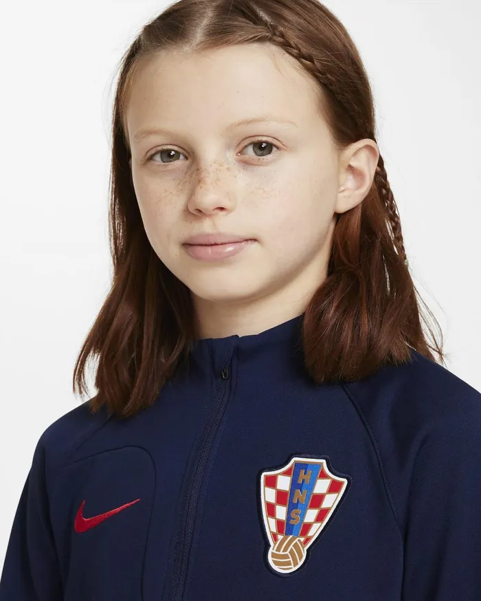 All Clothing Kids Nike Croatia Academy Pro Blackened Blueuniversity Red