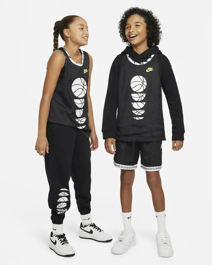 All Clothing Kids Nike Culture Of Basketball Blackwhiteopti Yellow