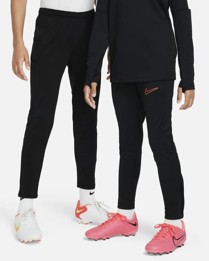 All Clothing Kids Nike DriFIT Academy23 Blackblackbright Crimsonbright Crimson