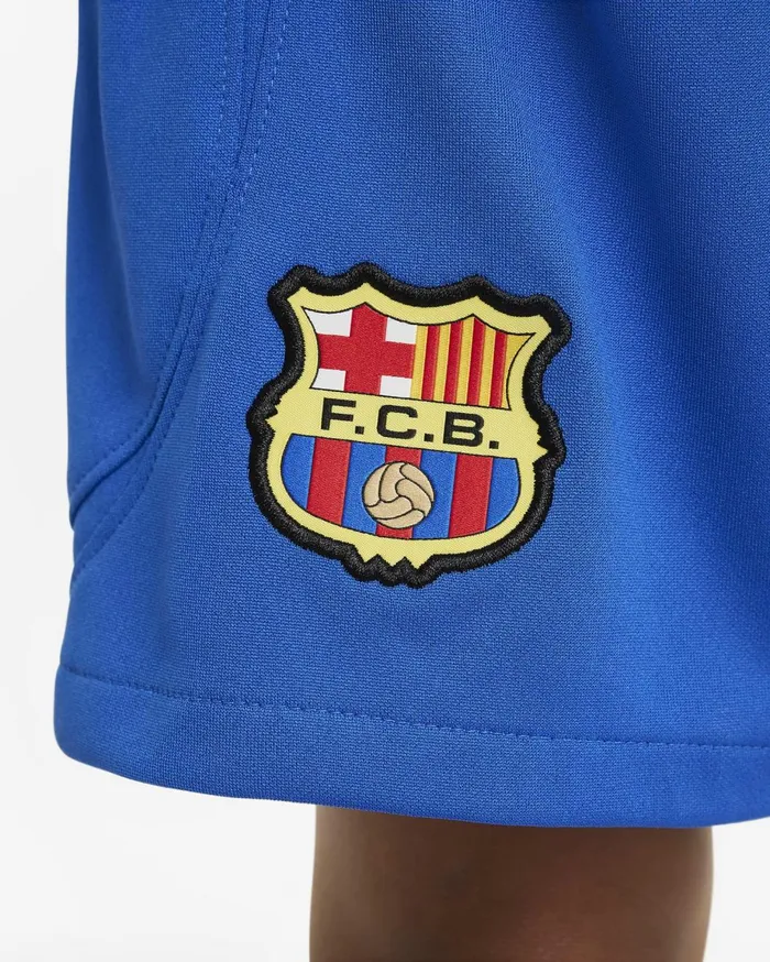 All Clothing Kids Nike FC Barcelona 202324 Away Whiteroyal Blueuniversity Redroyal Blue