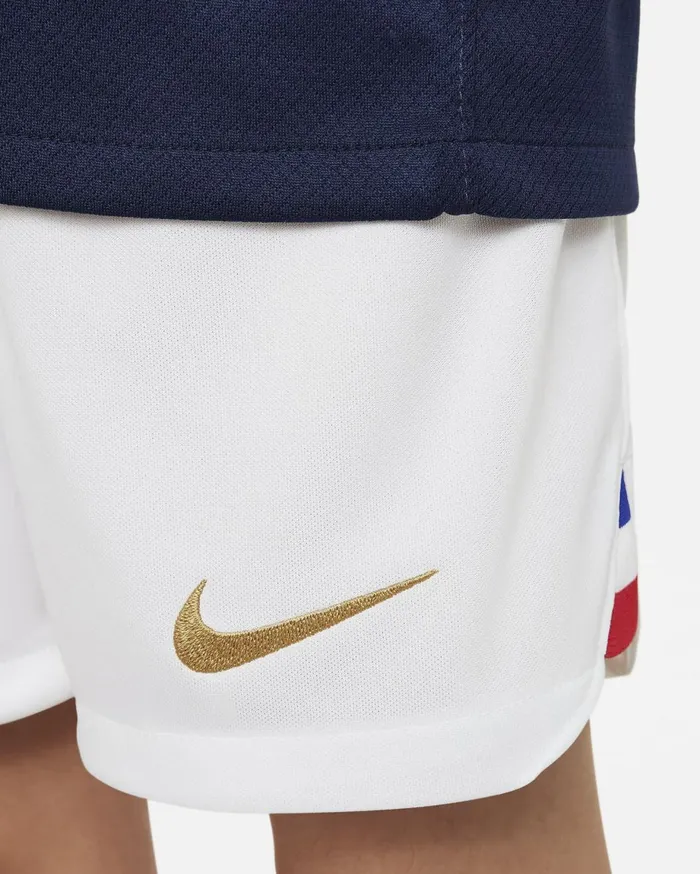 All Clothing Kids Nike FFF 202223 Home Midnight Navywhiteuniversity Redmetallic Gold