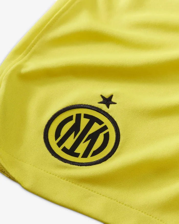 All Clothing Kids Nike Inter Milan 202223 Stadium Third Vibrant Yellowvibrant Yellowblack