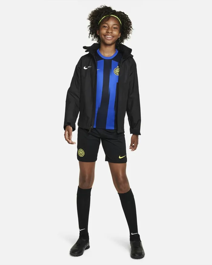 All Clothing Kids Nike Inter Milan 202324 Stadium Home Lyon Blueblackvibrant Yellow