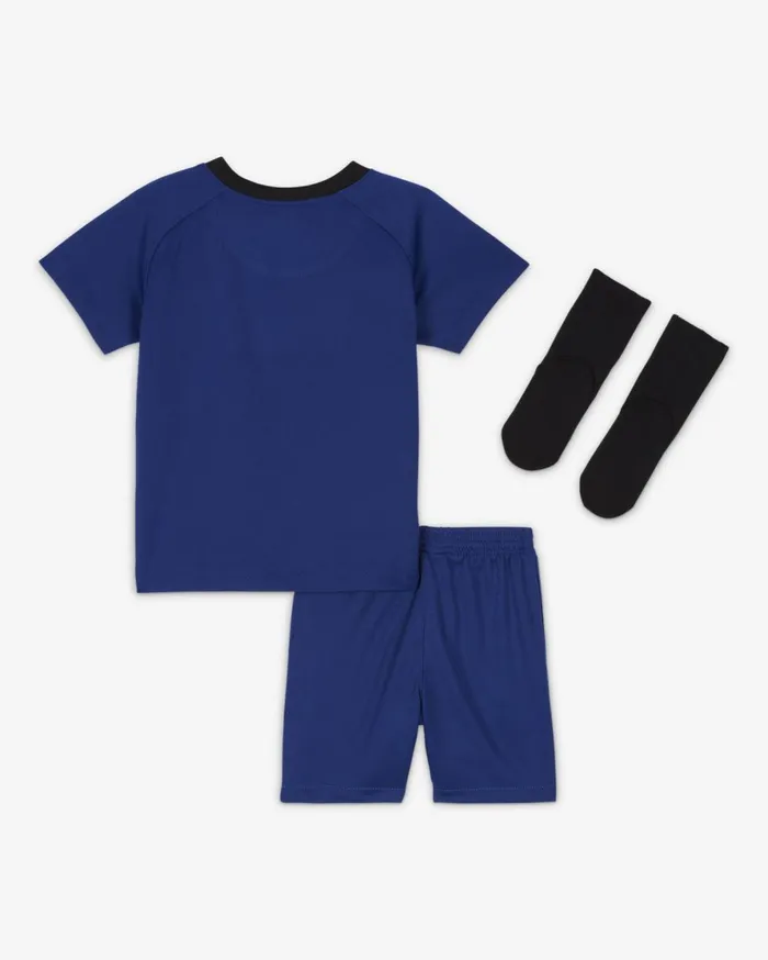All Clothing Kids Nike Netherlands 202223 Away Deep Royal Blueblackhabanero Red
