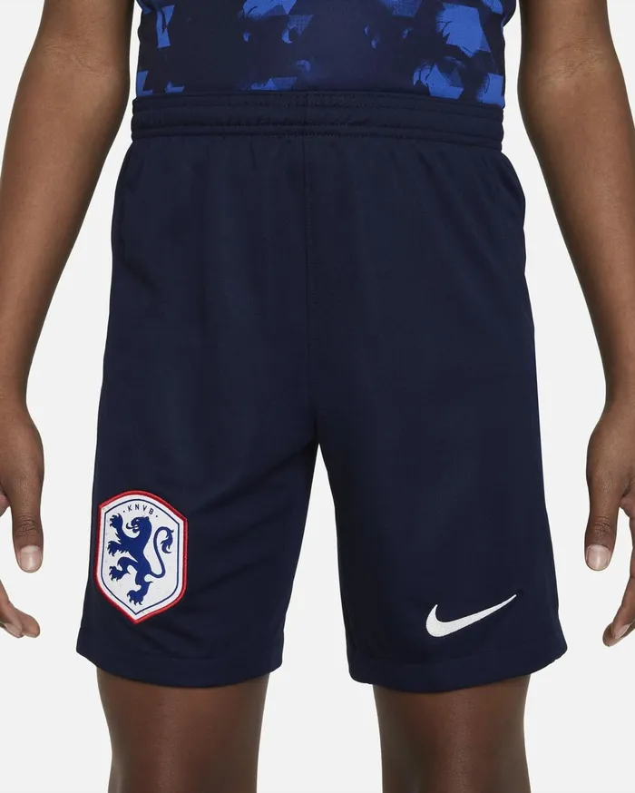 All Clothing Kids Nike Netherlands 2023 Stadium Away Blackened Bluewhite
