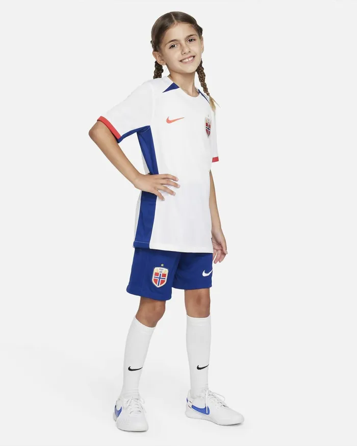 All Clothing Kids Nike Norway 2023 Stadium HomeAway Global Bluewhite