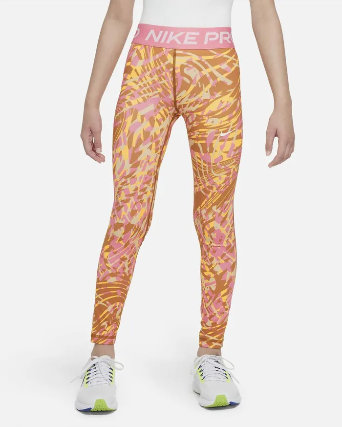 All Clothing Kids Nike Pro Monarchcoral Chalkwhite