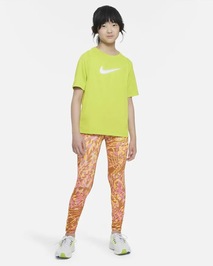 All Clothing Kids Nike Pro Monarchcoral Chalkwhite