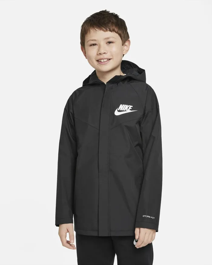 All Clothing Kids Nike Sportswear Windpuffer Blackblackwhite