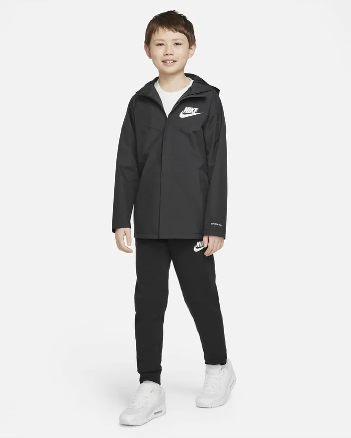 All Clothing Kids Nike Sportswear Windpuffer Blackblackwhite