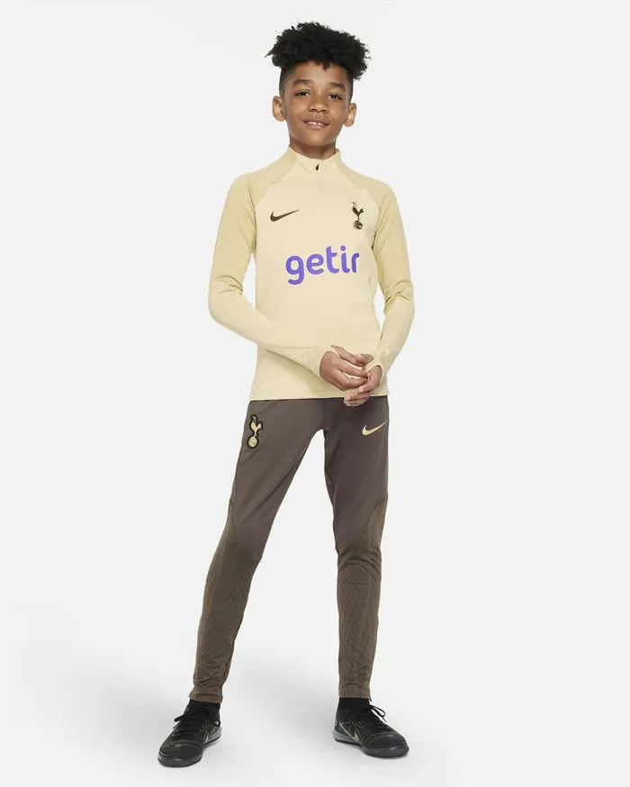 All Clothing Kids Nike Tottenham Hotspur Strike Third Ironstoneteam Gold