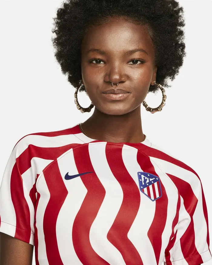 All Clothing Women Nike Atltico Madrid 202223 Stadium Home Whitesport Reddeep Royal Bluedeep Royal Blue
