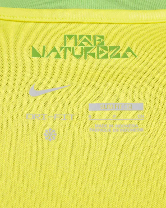 All Clothing Women Nike Brazil 2023 Stadium Home Dynamic Yellowgreen Sparkgreen Spark