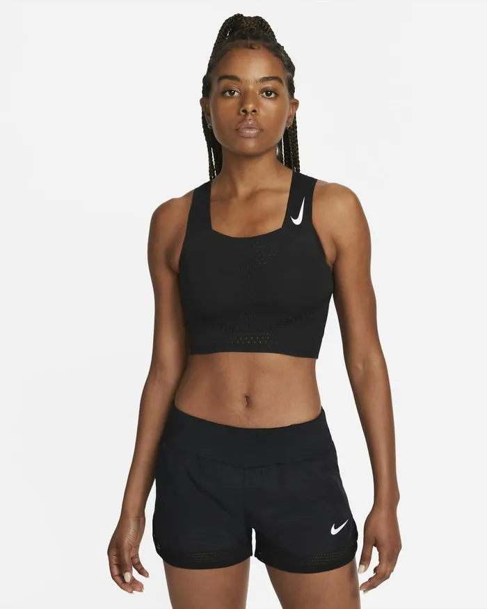 All Clothing Women Nike DriFIT ADV AeroSwift Blackwhite