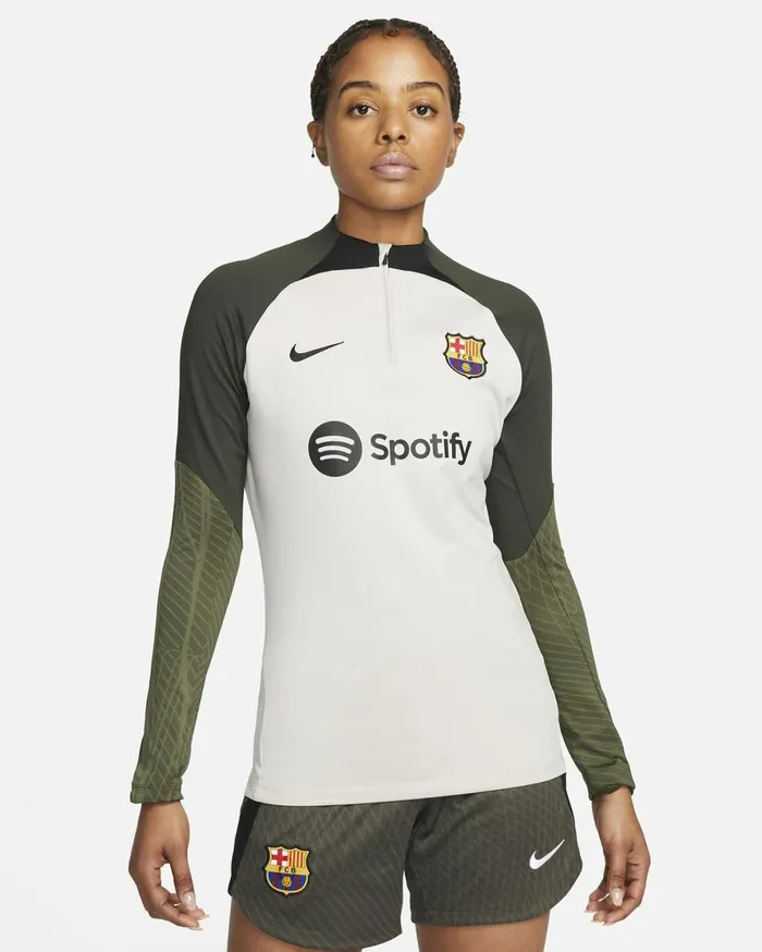 All Clothing Women Nike FC Barcelona Strike Stringblacksequoiablack