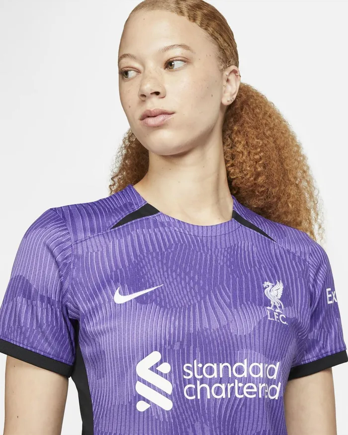 All Clothing Women Nike Liverpool FC 202324 Stadium Third Space Purplewhite