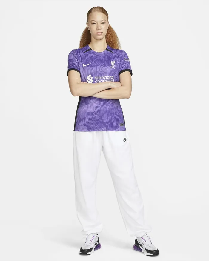 All Clothing Women Nike Liverpool FC 202324 Stadium Third Space Purplewhite