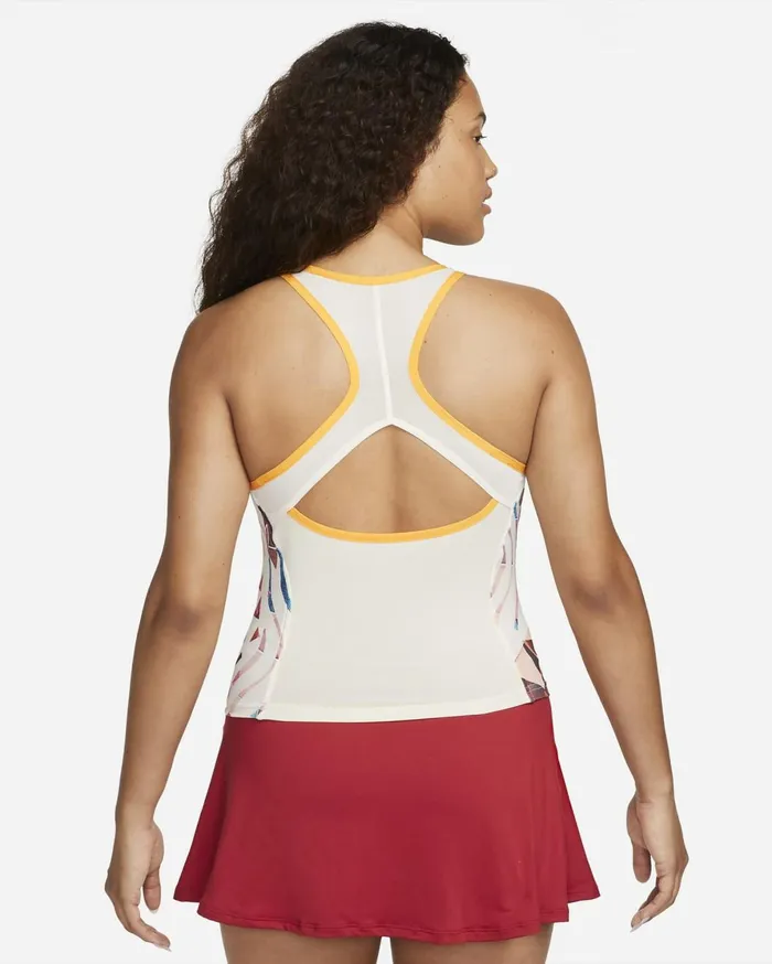 All Clothing Women Nike NikeCourt DriFIT Slam Coconut Milkcoconut Milksundialblack
