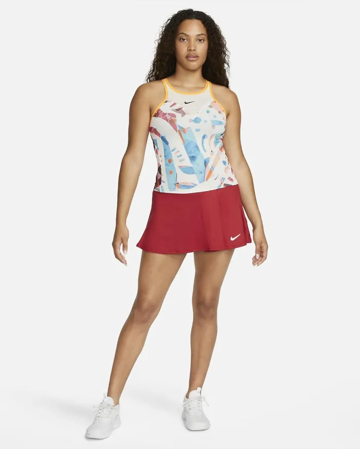 All Clothing Women Nike NikeCourt DriFIT Slam Coconut Milkcoconut Milksundialblack