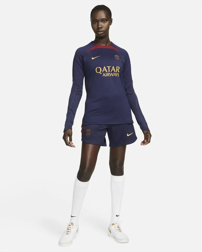 All Clothing Women Nike Paris SaintGermain Strike Blackened Blueteam Redgold Suede