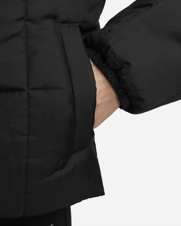 All Clothing Women Nike Sportswear Classic Puffer Blackwhite