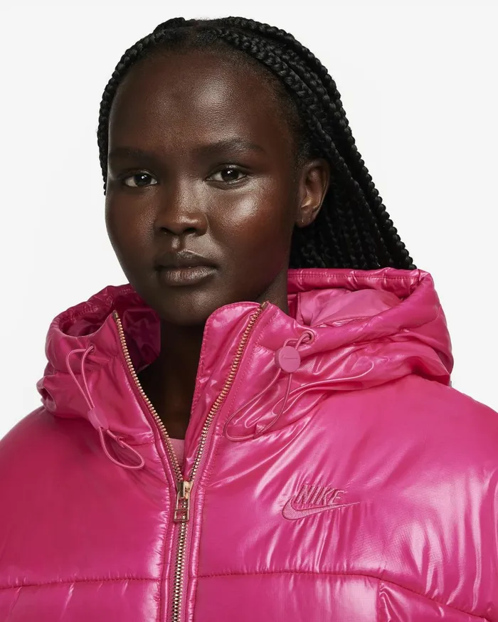 All Clothing Women Nike Sportswear Classic Puffer Shine Fireberryfireberry