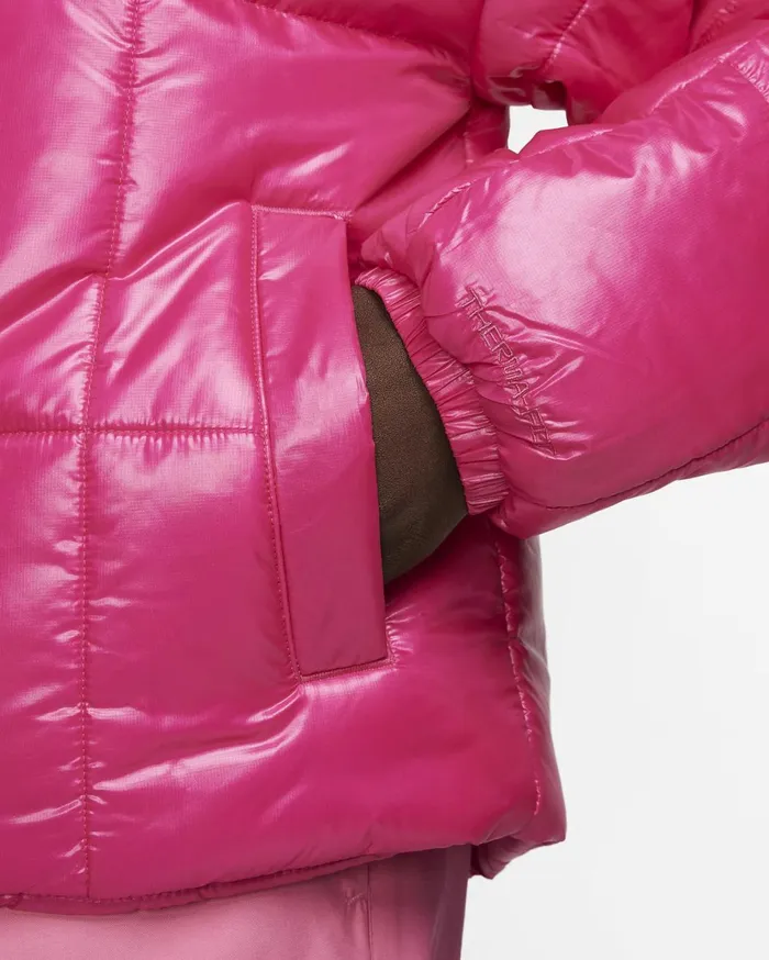 All Clothing Women Nike Sportswear Classic Puffer Shine Fireberryfireberry