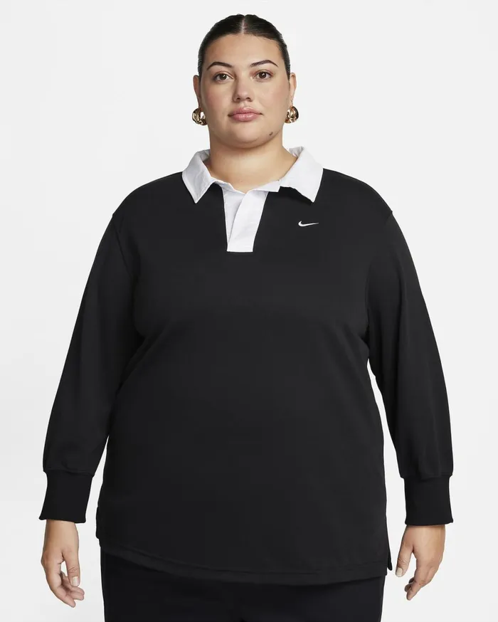 All Clothing Women Nike Sportswear Essential Blackwhite
