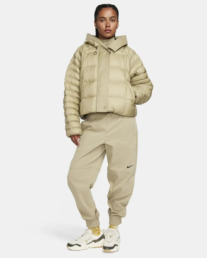 All Clothing Women Nike Sportswear Swoosh Puffer PrimaLoft Neutral Olivewhite