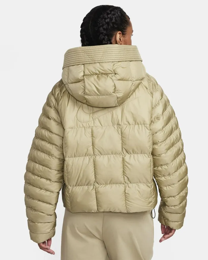 All Clothing Women Nike Sportswear Swoosh Puffer PrimaLoft Neutral Olivewhite