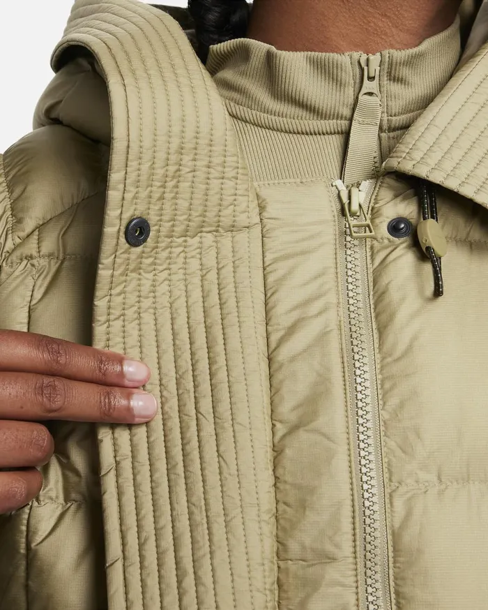 All Clothing Women Nike Sportswear Swoosh Puffer PrimaLoft Neutral Olivewhite