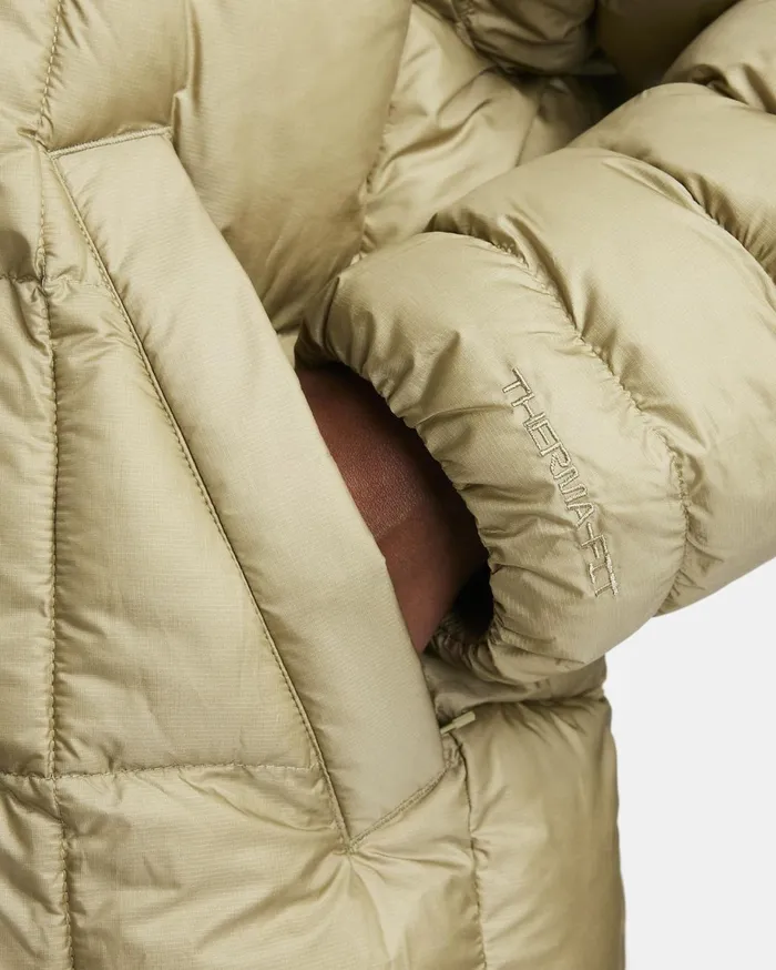 All Clothing Women Nike Sportswear Swoosh Puffer PrimaLoft Neutral Olivewhite