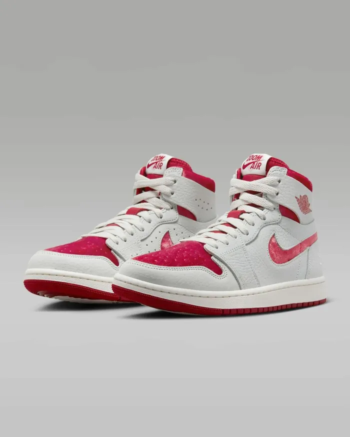 All Shoes Women Nike Air Jordan 1 Zoom CMFT 2 039Valentines Day039 Summit Whitephantomgym Red