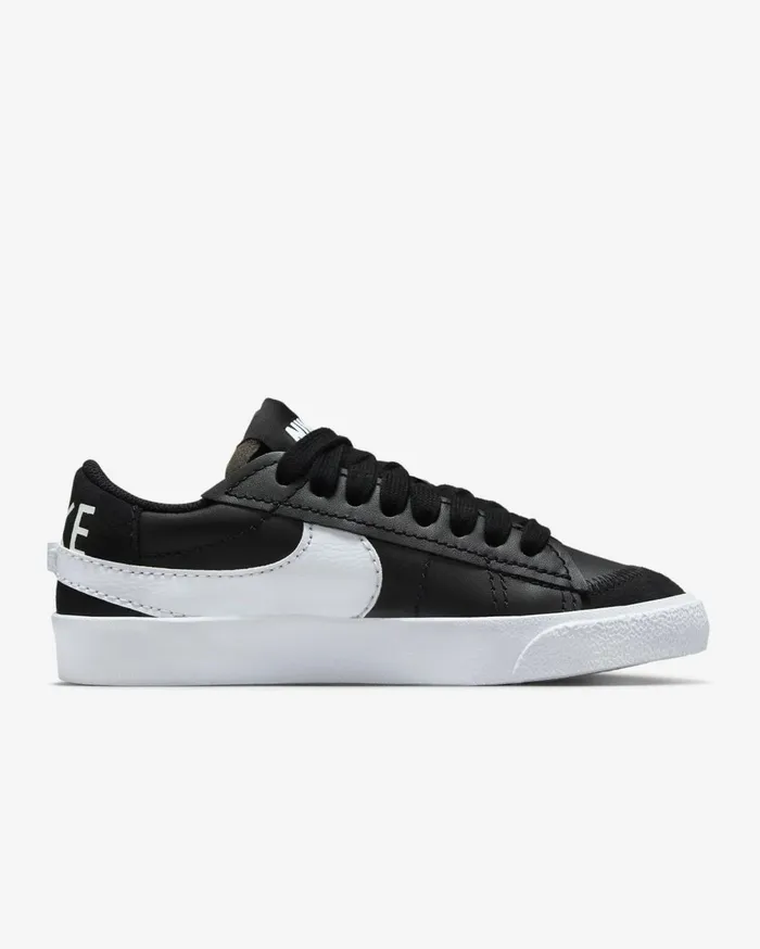All Shoes Women Nike Blazer Low 03977 Jumbo Blackblackteam Orangewhite