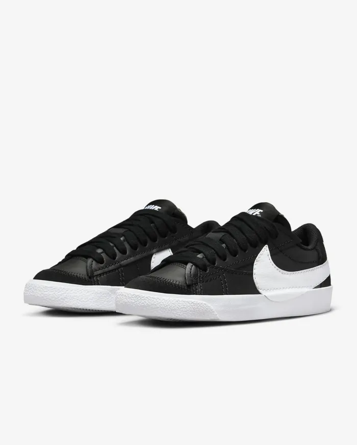 All Shoes Women Nike Blazer Low 03977 Jumbo Blackblackteam Orangewhite