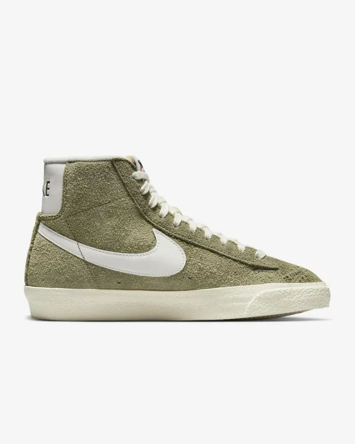 All Shoes Women Nike Blazer Mid 03977 Vintage Medium Olivecoconut Milkblacksail